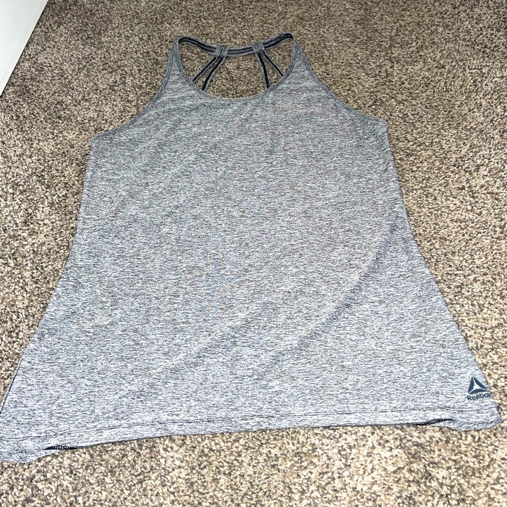 Reebok Gray/Silver Tank Top
